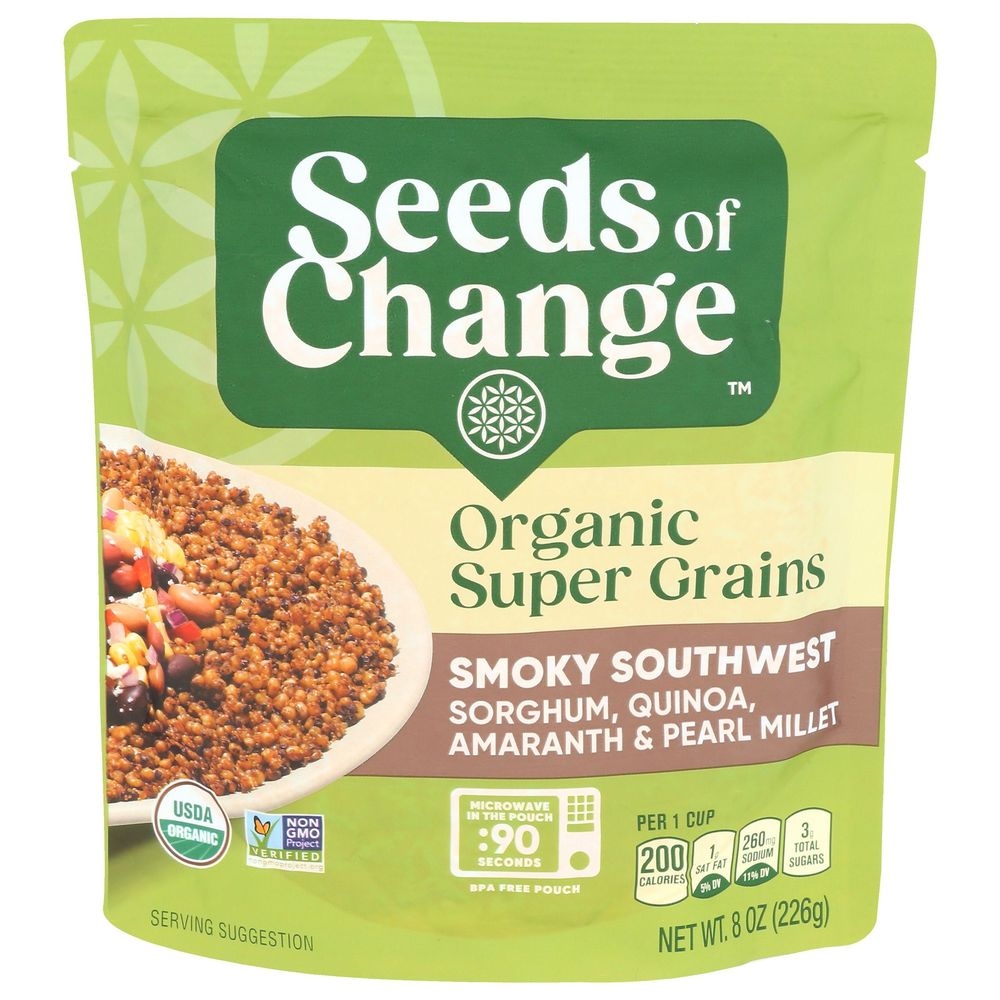 Seeds Of Change Smoky Southwest Organic Super Grain Seeds, 8 Ounce -- 6 per case