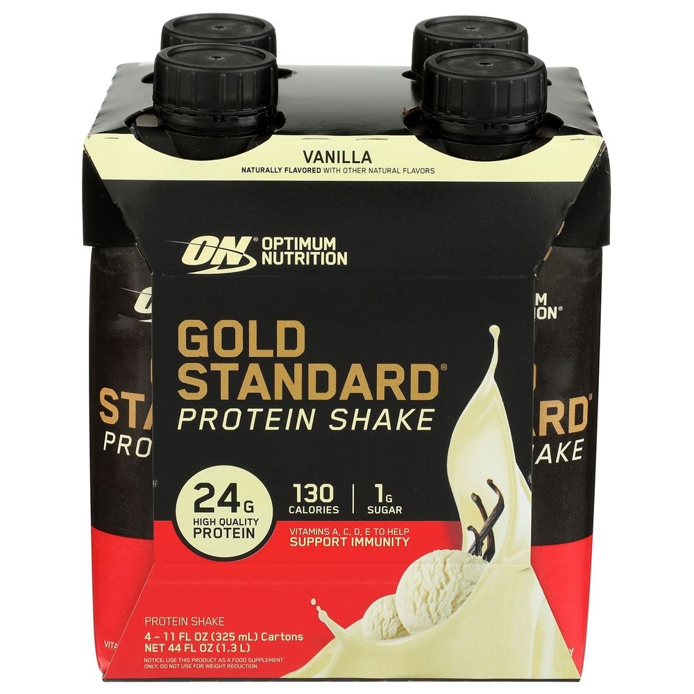 Optimum Nutrition Gold Standard Vanilla Protein Shake, 44 Fluid Ounce -- 3 per case