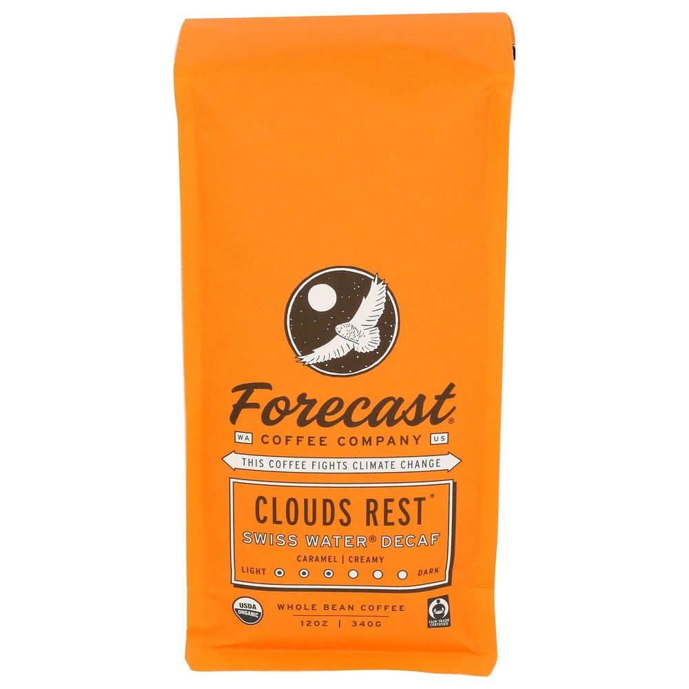 Forecast Clouds Rest Caramel Creamy Medium Roast Whole Bean Coffee, 12 Ounce -- 6 per case