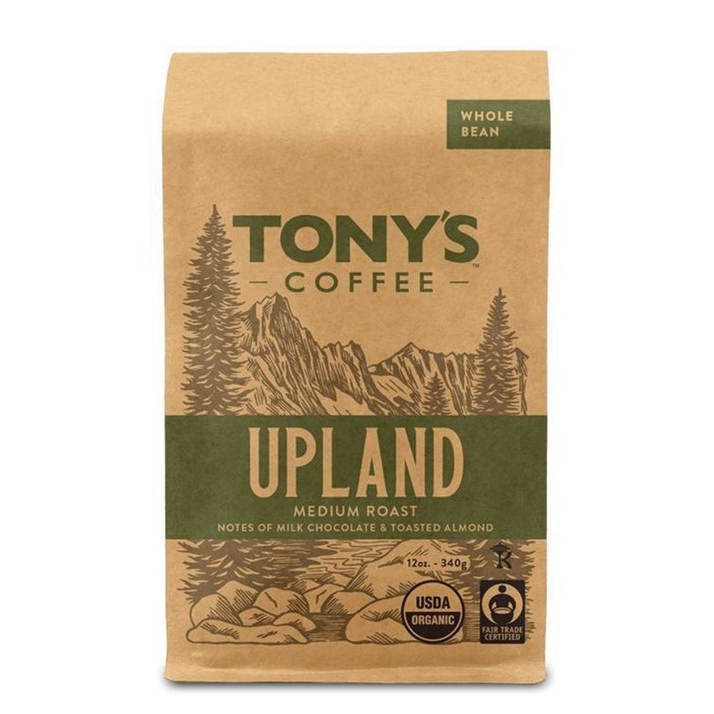 Tonys Upland Blend Whole Bean Coffee, 12 Ounce -- 6 per case