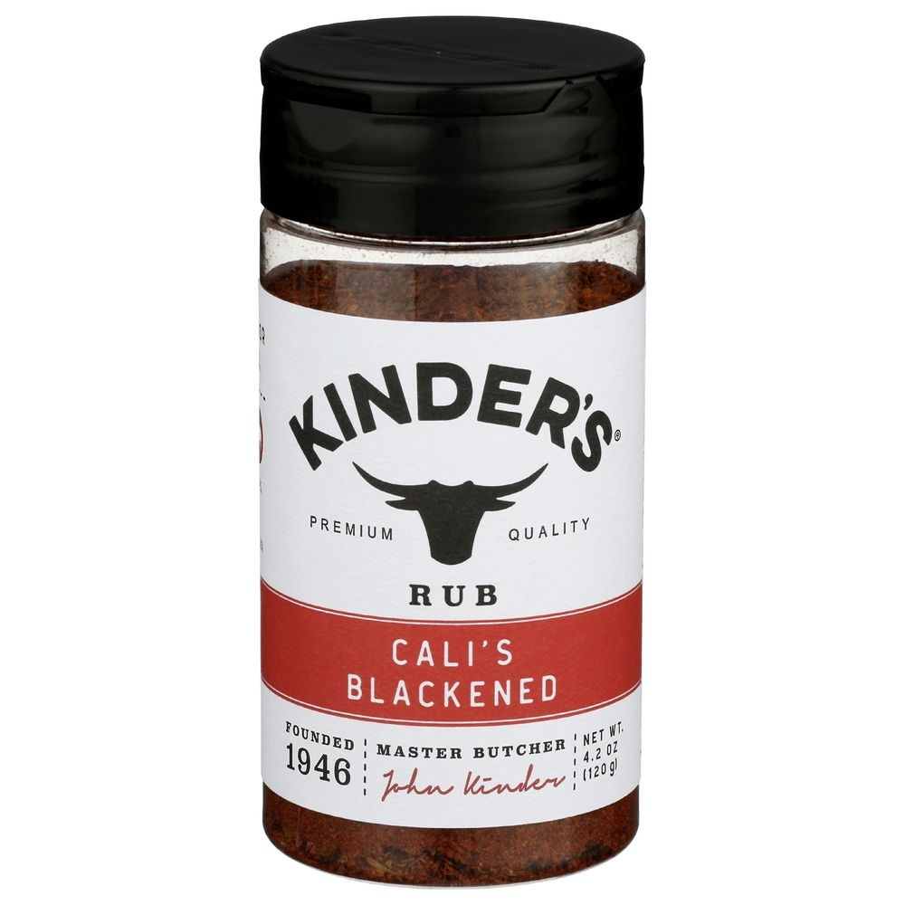 Kinders Calis Blackened Rub, 4.2 Ounce -- 6 per case