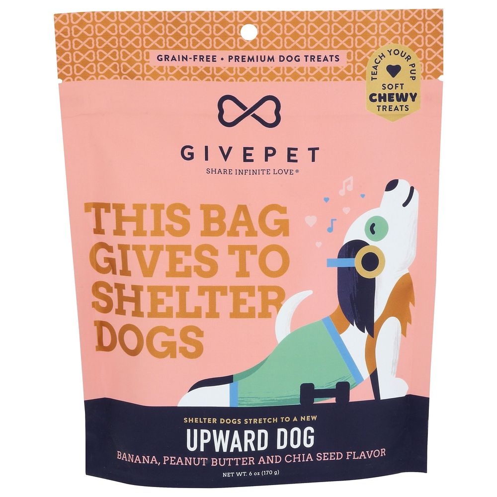 Givepet Upward Dog Training Dog Treat, 6 Ounce -- 12 per case