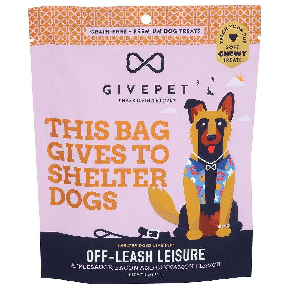 Givepet Off Leash Leisure Training Dog Treat, 6 Ounce -- 12 per case