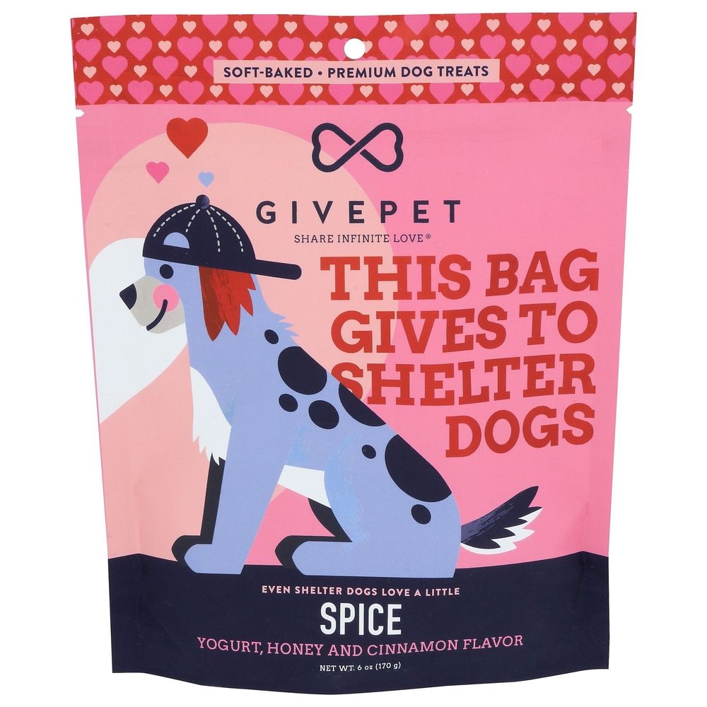 Givepet Spice Soft Baked Dog Treat, 6 Ounce -- 12 per case