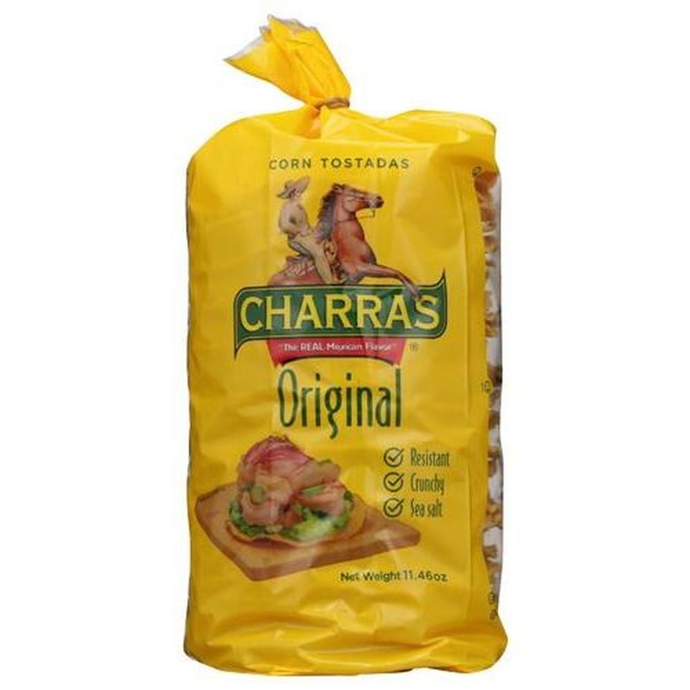 Charras Natural Original Yellow Tostadas, 11.4 Ounce -- 8 per case