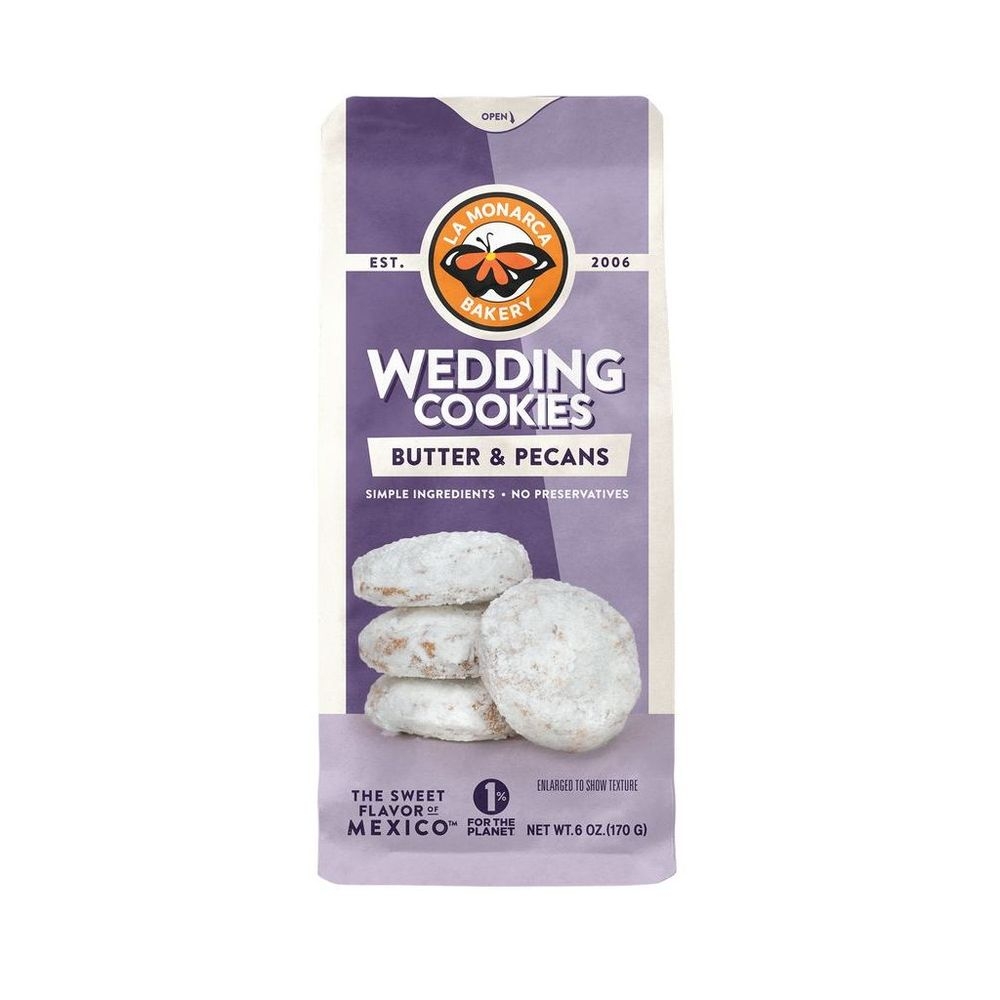 La Monarca Bakery Wedding Cookies, 6 Ounce -- 8 per case
