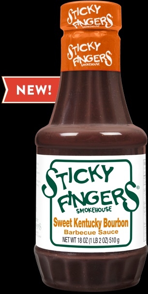 Sticky Fingers Sweet Kentucky Bourbon Barbecue Sauce, 18 Ounce -- 6 per case