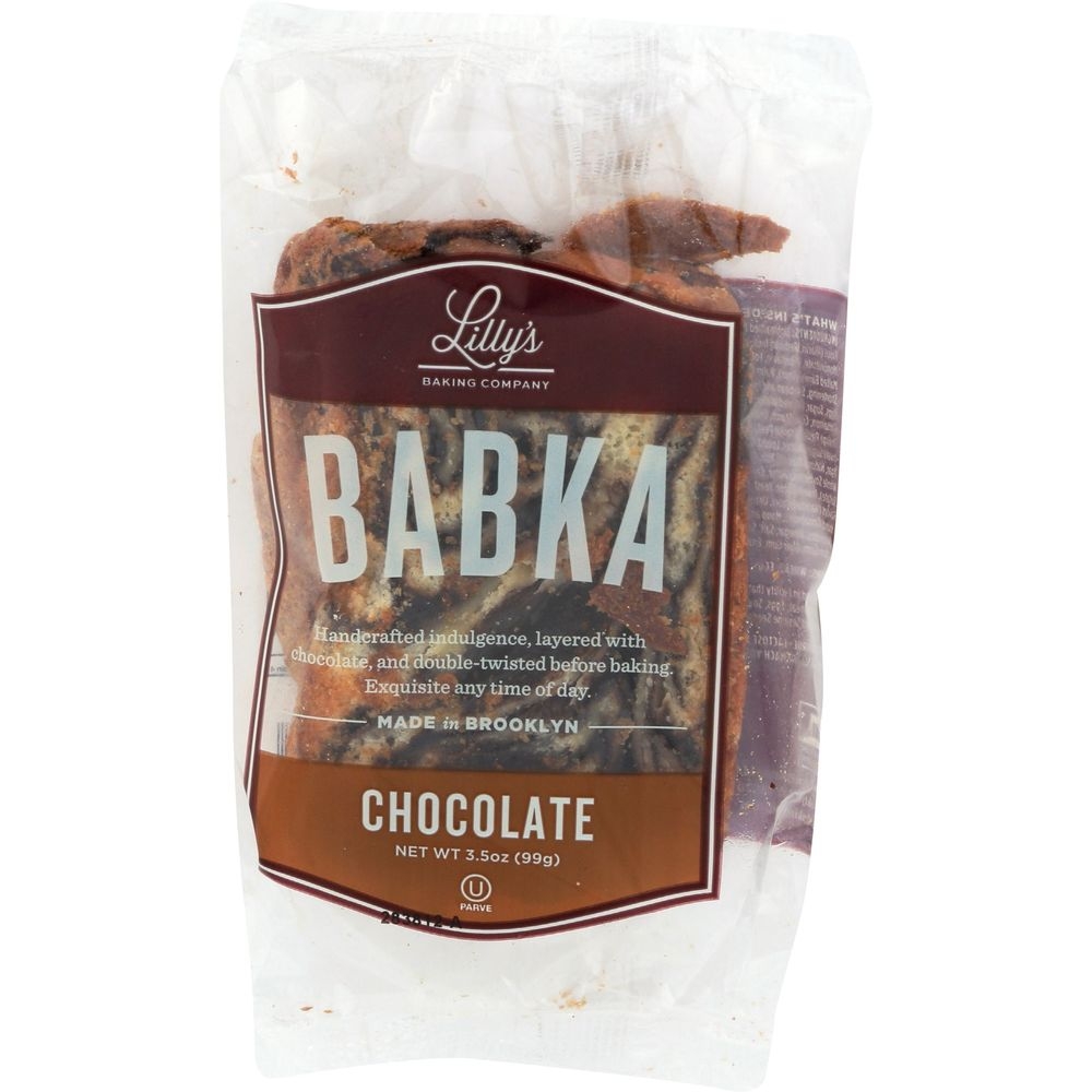 Lillys Baking Company Chocolate Babka, 3.5 Ounce -- 48 per case.