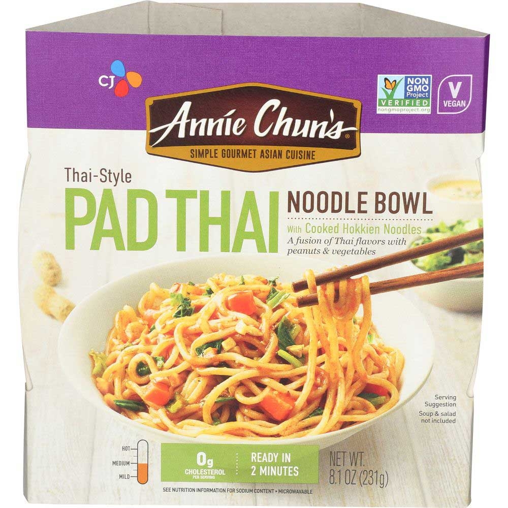 Annie Chuns Pad Thai Noodle Bowl, 8.1 Ounce -- 6 per case