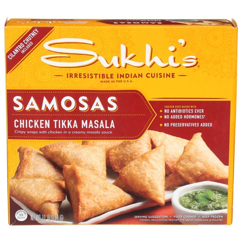 Sukhis Chicken Tikka Masala Samosas, 10 Ounce -- 6 per case