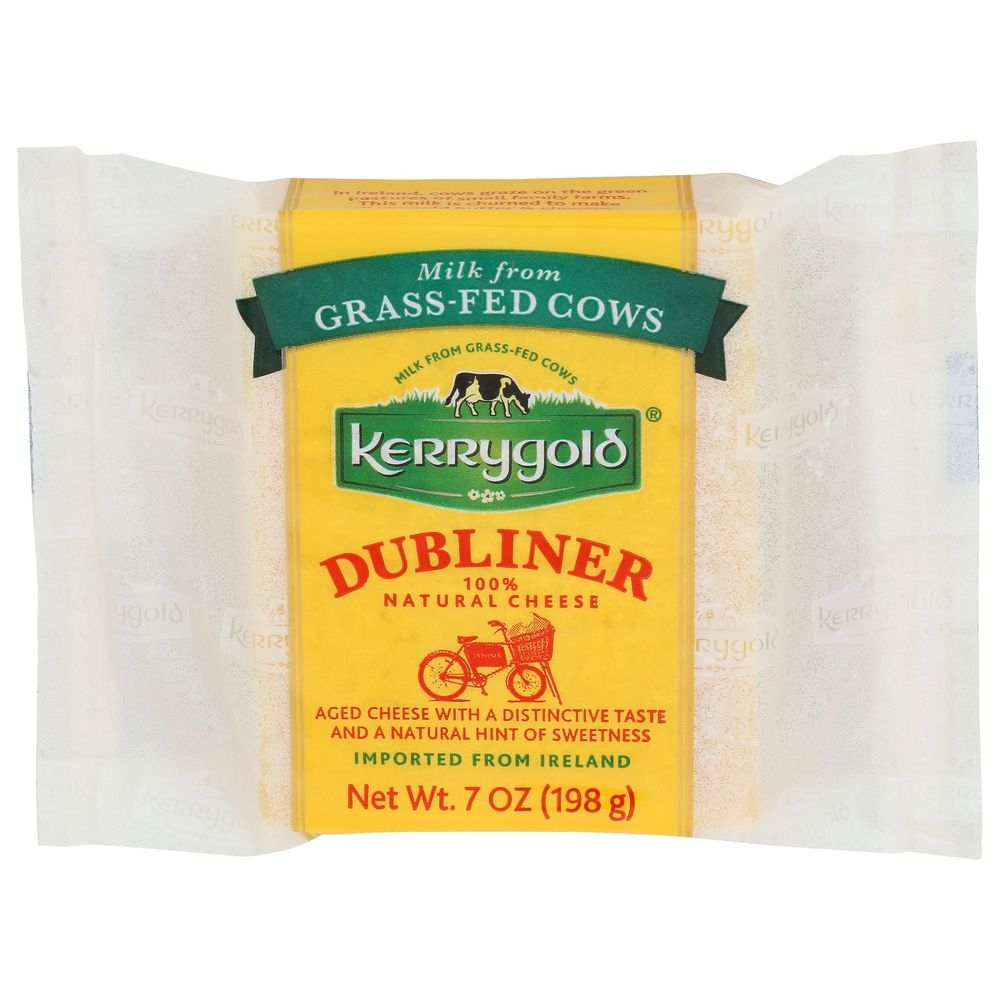 Kerrygold Dubliner Cheddar Cheese Wedge, 7 Ounce -- 12 per case
