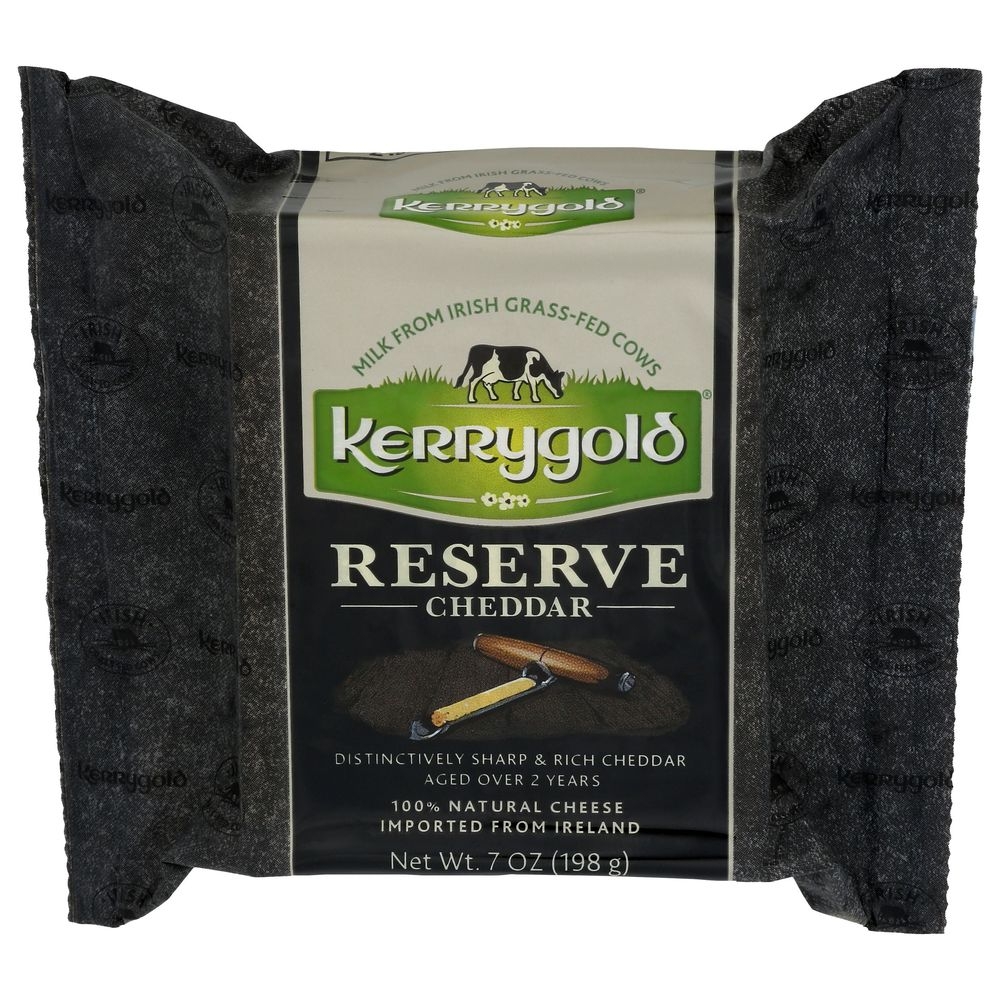 Kerrygold Reserve Cheddar Cheese Wedge, 7 Ounce -- 12 per case