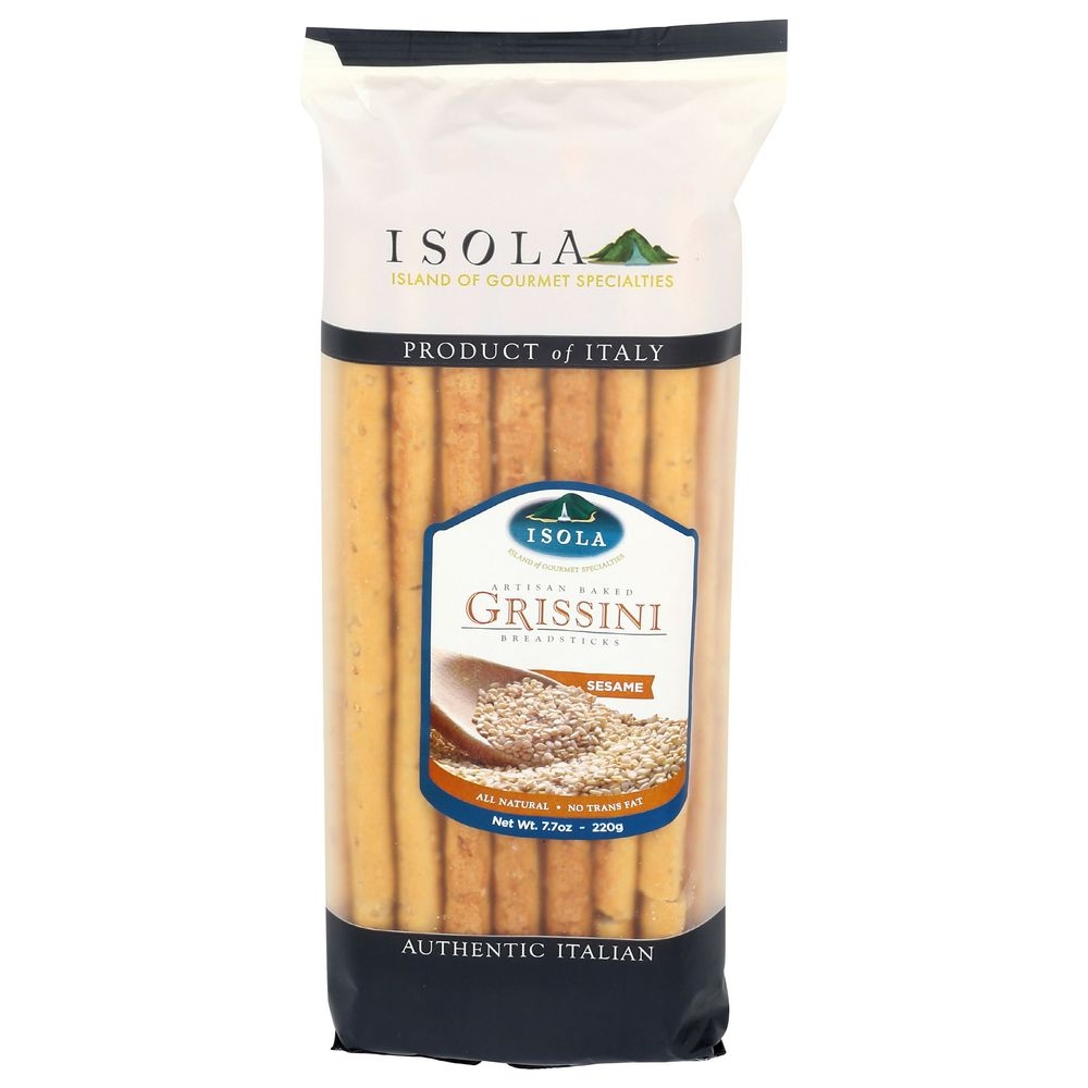Isola Sesame Grissini Breadstick, 220 Gram -- 8 per case