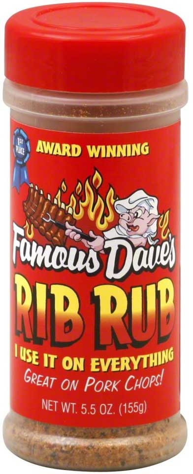Famous Daves Rib Rub Seasoning, 5.5 Ounce -- 6 per case