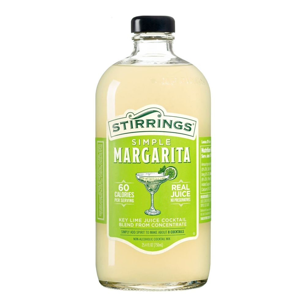 Stirrings Simple Margarita Cocktail Mix, 750 Milliliter -- 6 per case