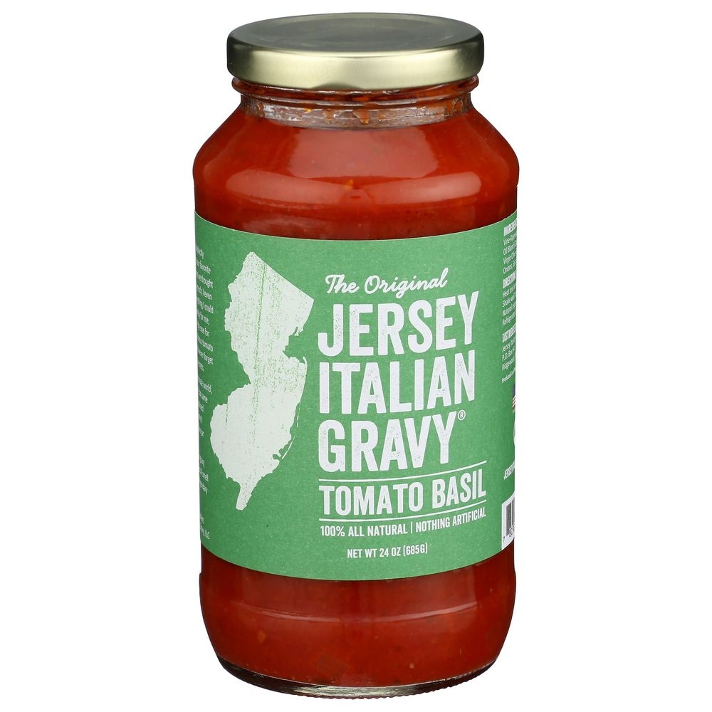 Jersey Italian Gravy Tomato Basil Pasta Sauce, 24 Ounce -- 12 per case