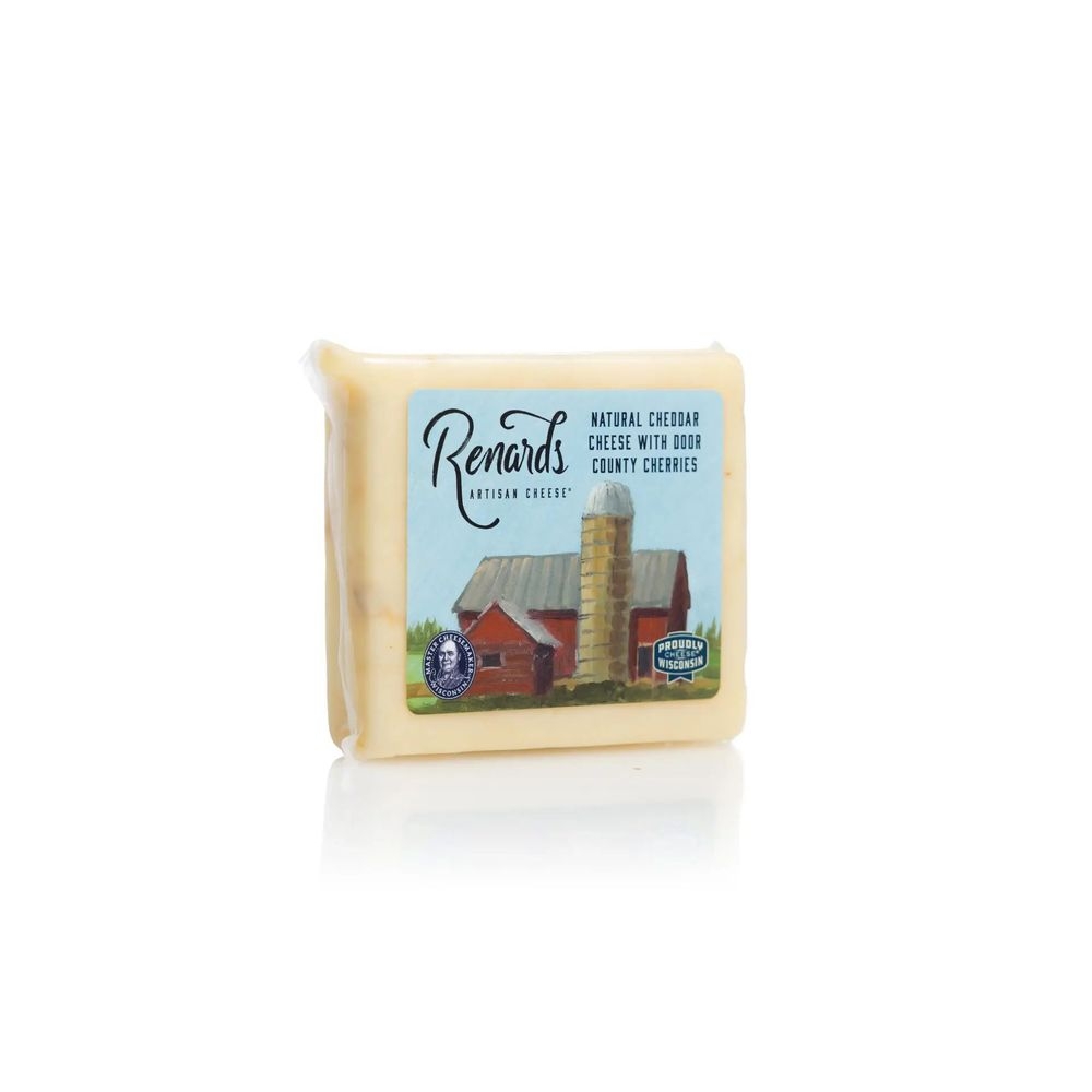Renards Cheddar Cheese with Cherries, 8 Ounce -- 16 per case