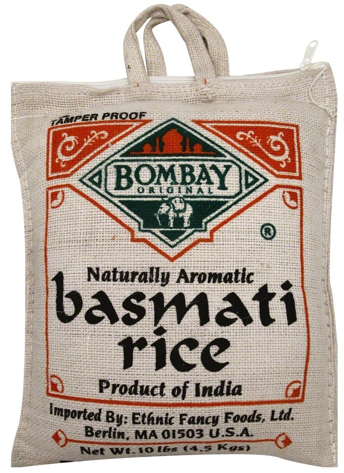 Bombay Basmati White Rice, 10 Pound