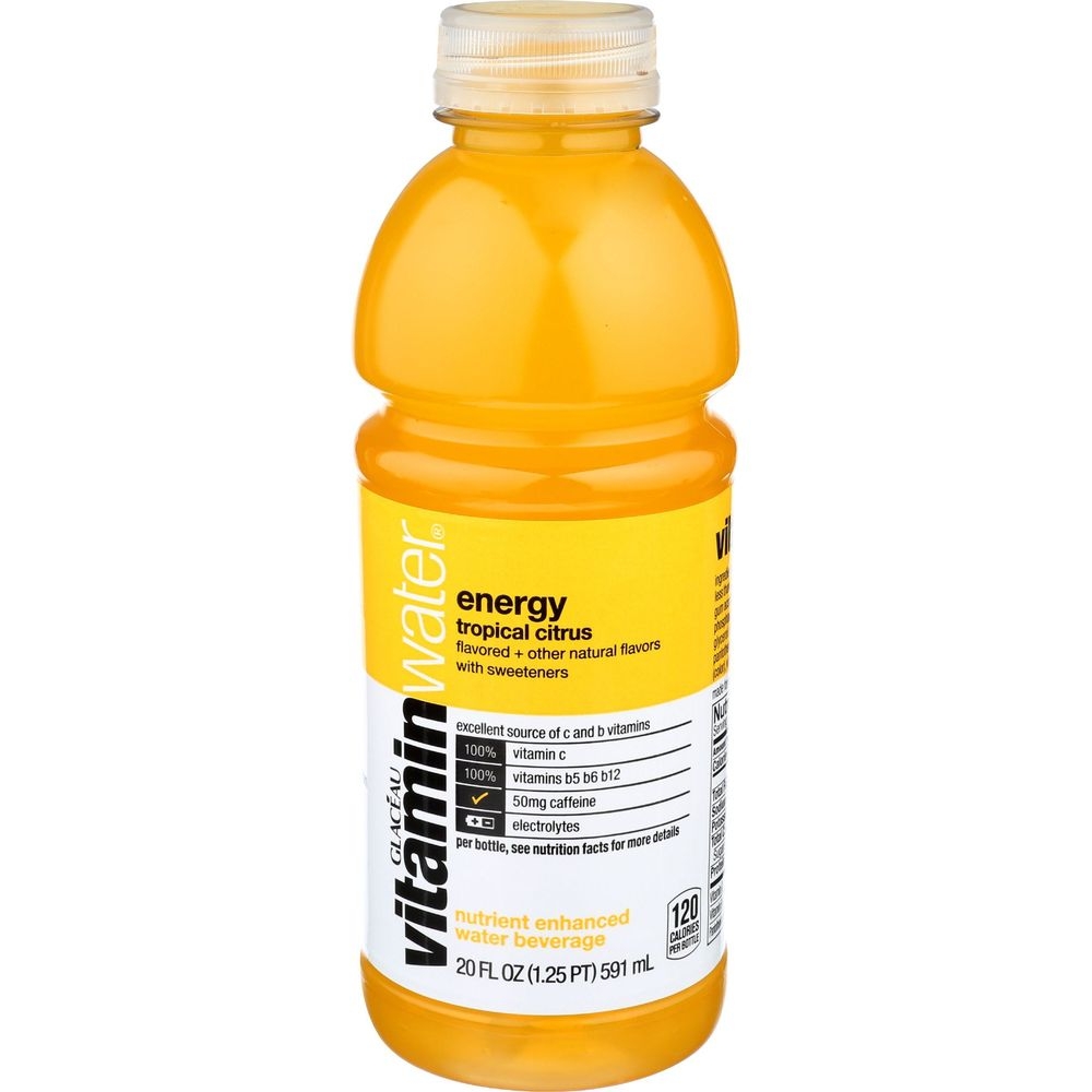 Vitamin Water Tropical Citrus Water, 20 Fluid Ounce -- 12 per case