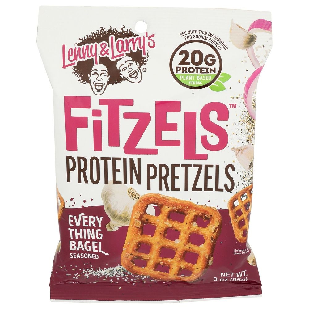 Lenny and Larrys Fitzels Everything Bagel Pretzels, 3 Ounce -- 8 per case