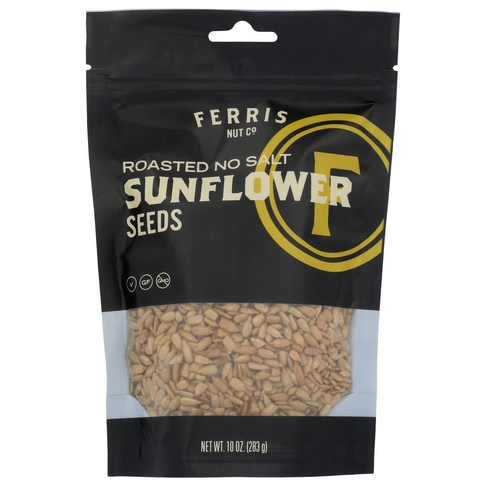 Ferris Coffee and Nut Roasted No Salt Sunflower Seeds, 10 Ounce -- 12 per case