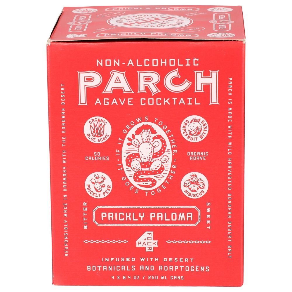 Parch Prickly Paloma Agave Cocktail, 33.6 Fluid Ounce -- 6 per case