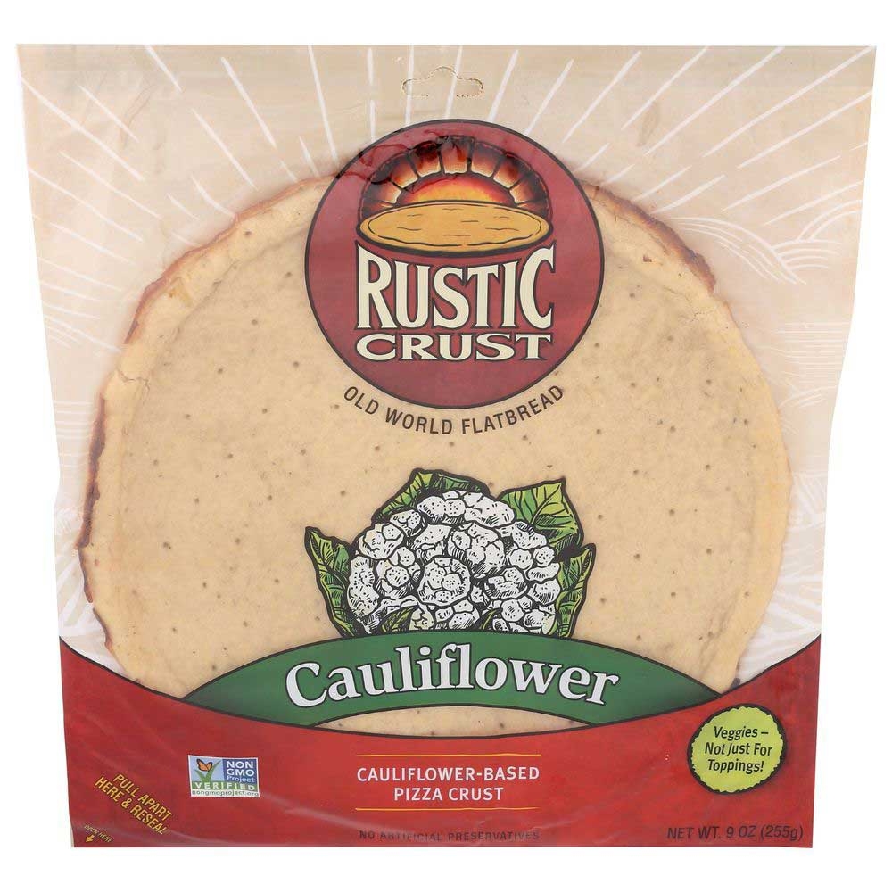 Rustic Crust Cauliflower Pizza Crust, 9 Ounce -- 8 per case