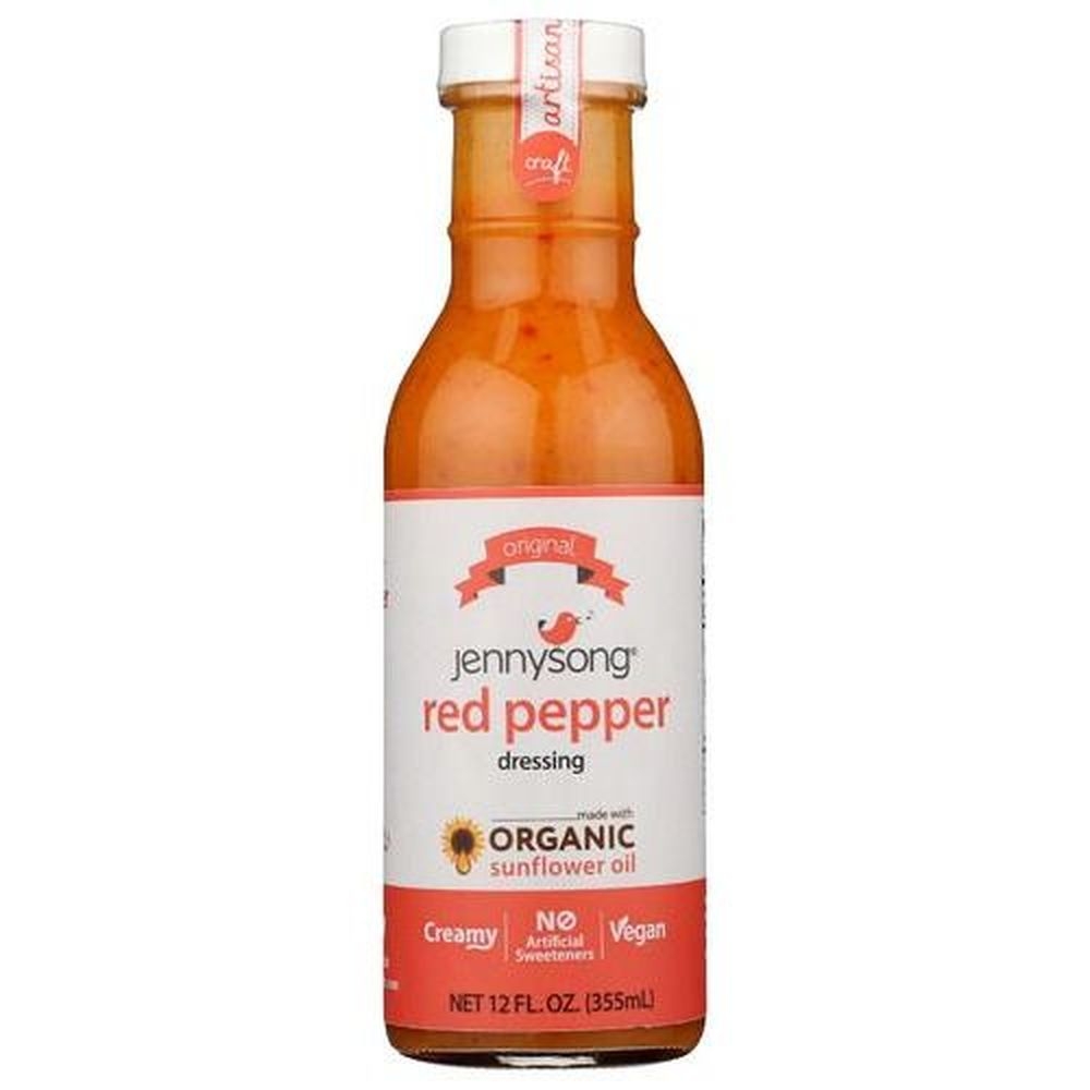 Jennysong Organic Red Pepper Dressing, 12 Fluid Ounce -- 6 per case
