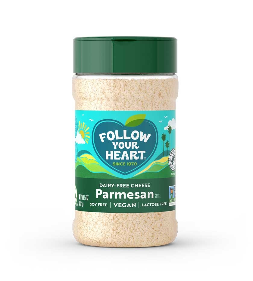Follow Your Heart Parmesan Style Grated Cheese Alternative, 5 Ounce -- 8 per case.