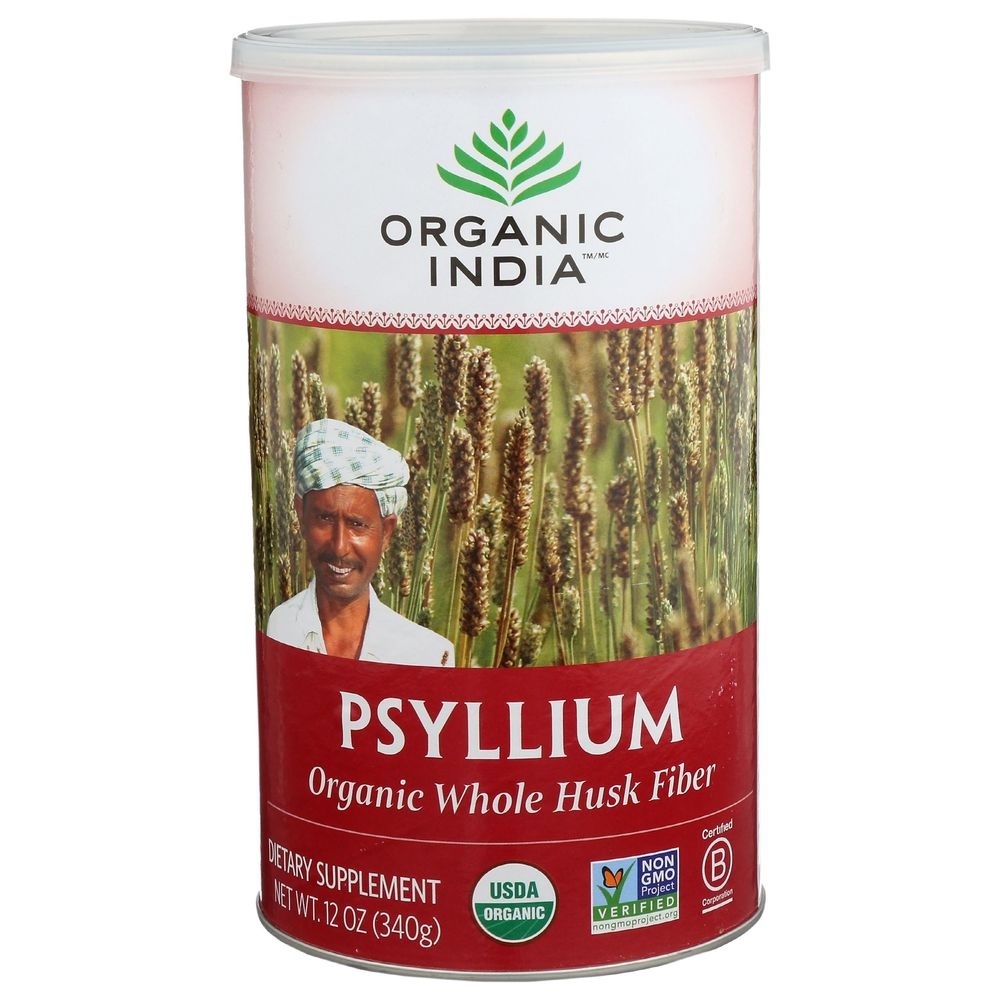 Organic India Organic Psyllium, 12 Ounce