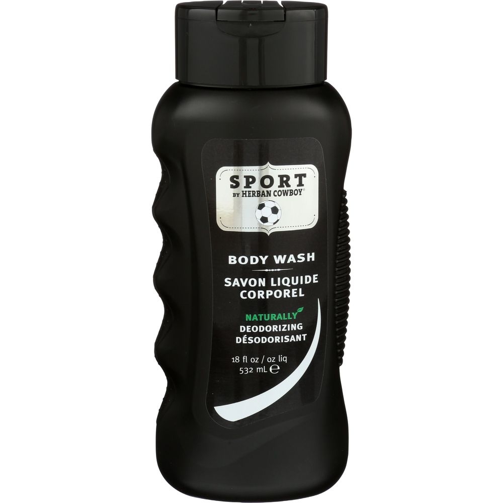 Herban Cowboy Sport Body Wash, 18 Fluid Ounce