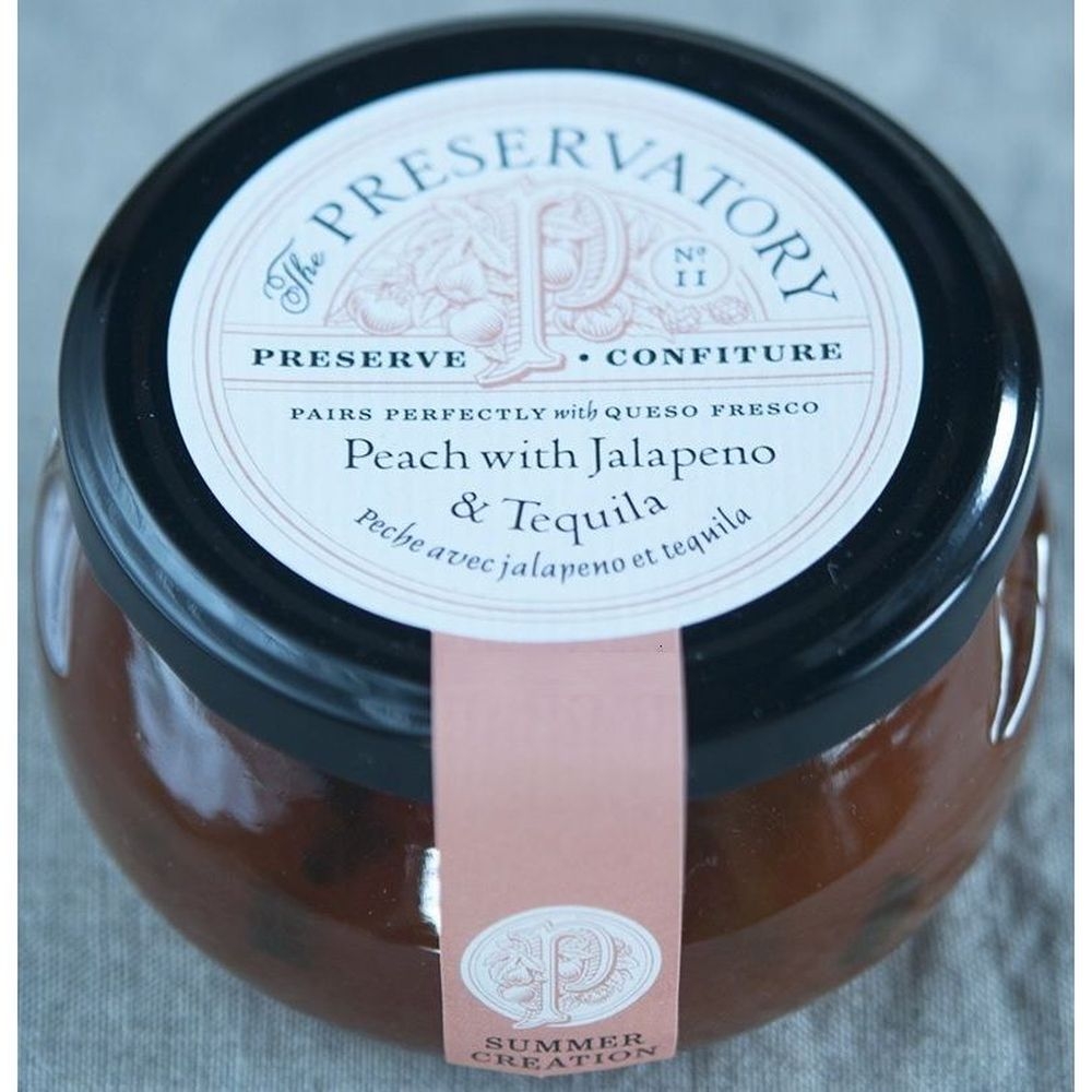 The Preservatory Peach with Jalapeno and Tequila Preserves, 3.89 Ounce -- 12 per case