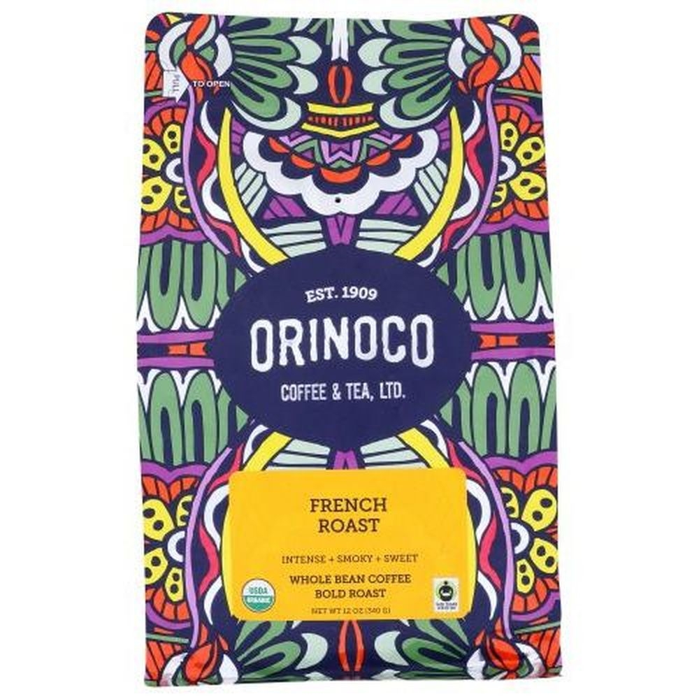 Orinoco French Roast Bold Roast Whole Bean Coffee, 12 Ounce -- 6 per case