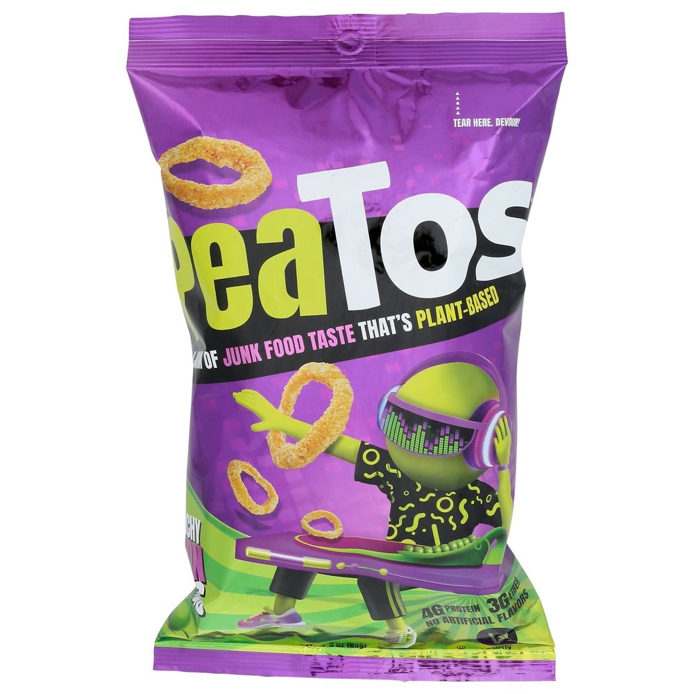 Peatos Classic Crunchy Onion Rings, 3 Ounce -- 8 per case