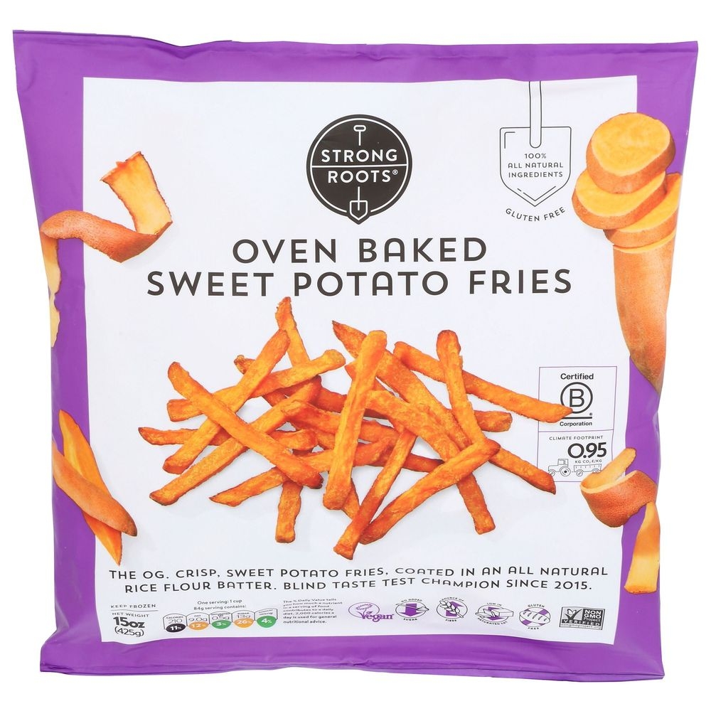 Strong Roots Oven Baked Sweet Potato Fries, 15 Ounce -- 12 per case