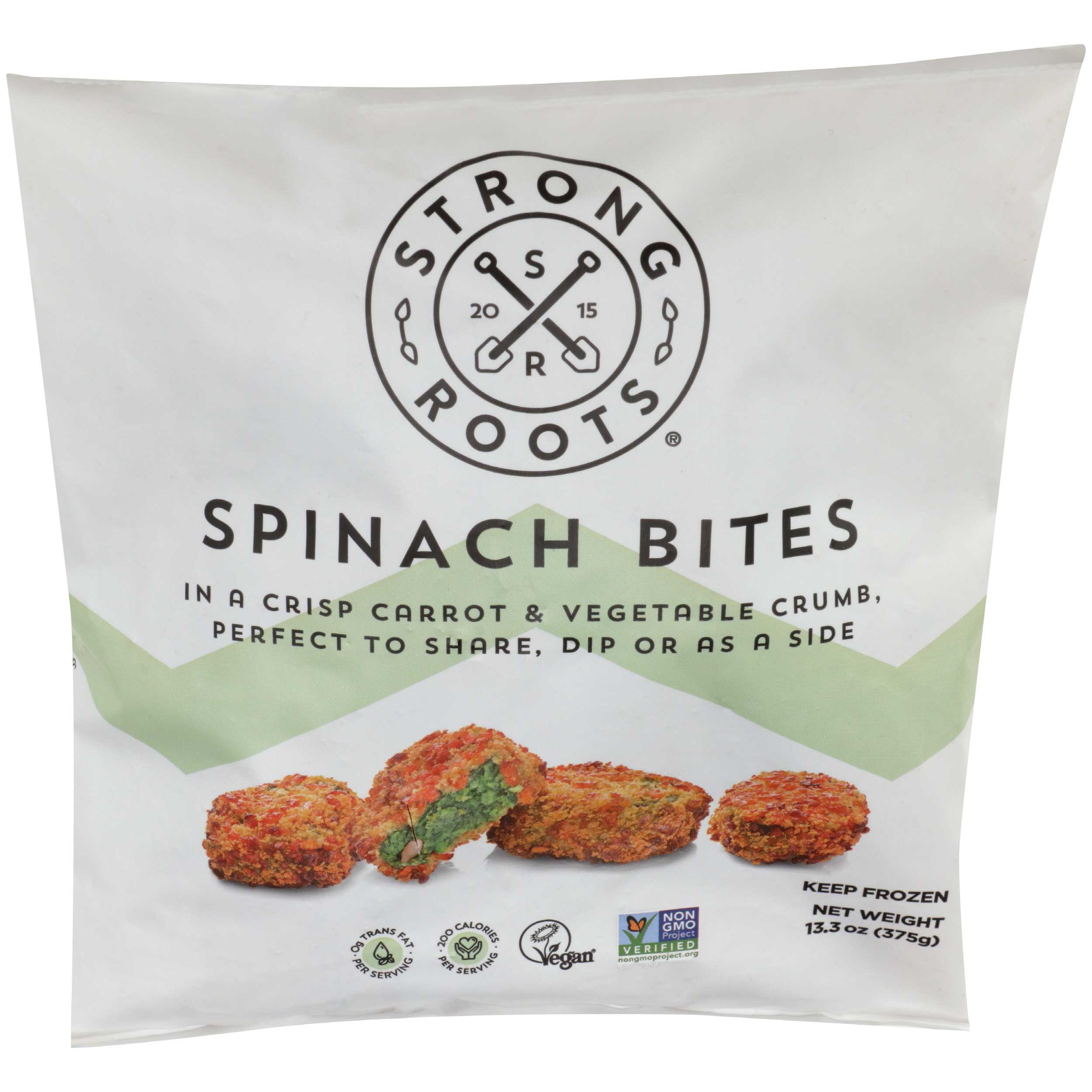 Strong Roots Spinach Bites, 13.3 Ounce -- 12 per case