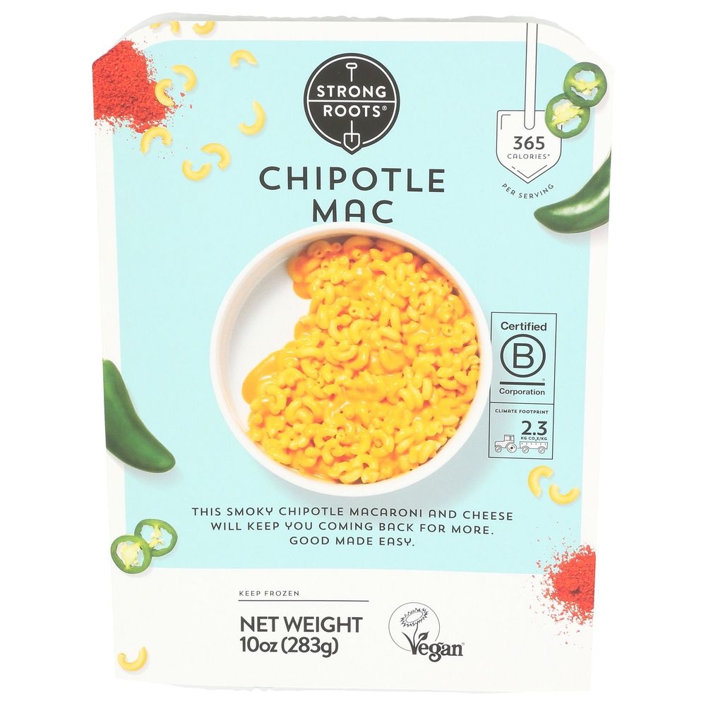 Strong Roots Chipotle Mac, 10 Ounce -- 9 per case