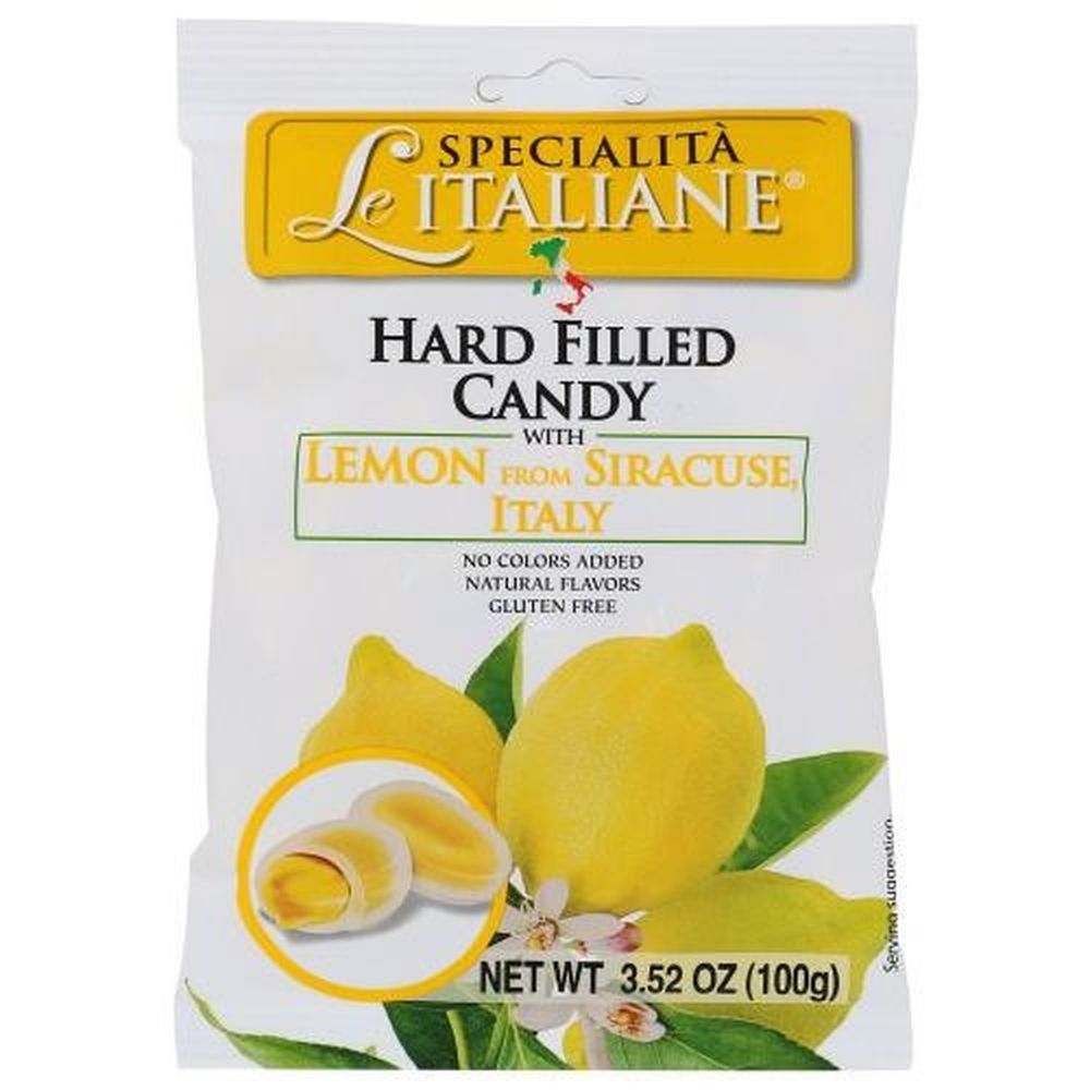 Le Specialita Italiane Siracusa Lemon Hard Filled Candy, 3.52 Ounce -- 12 per case