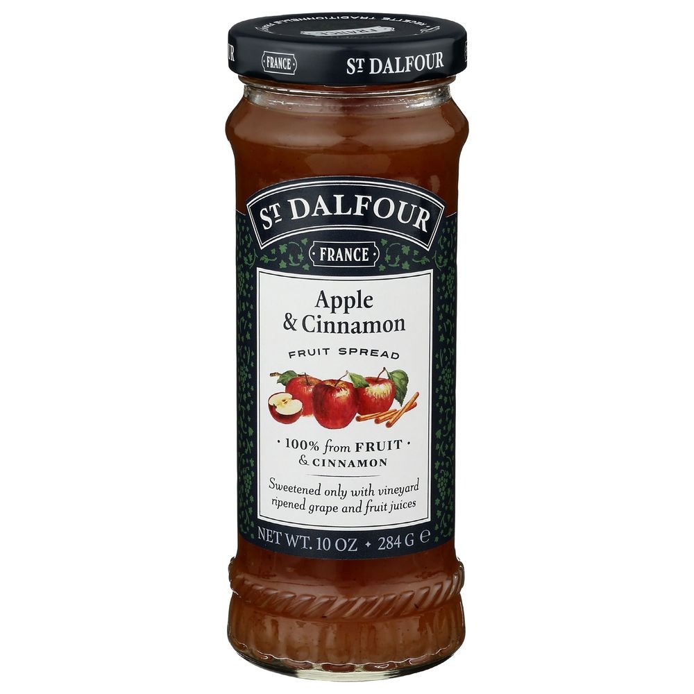 St Dalfour Apple Cinnamon Fruit Spread, 10 Ounce -- 6 per case