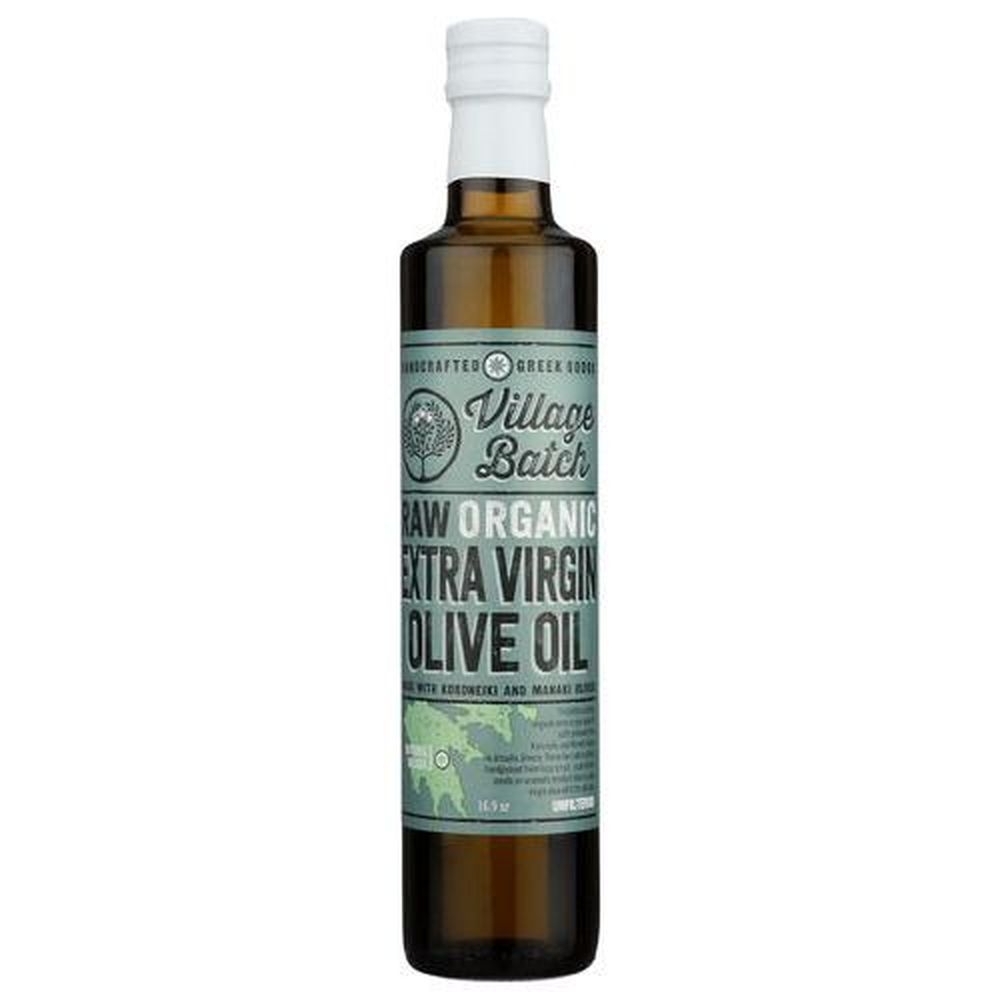 Village Batch Organic Raw Extra Virgin Olive Oil, 16.9 Ounce -- 12 per case