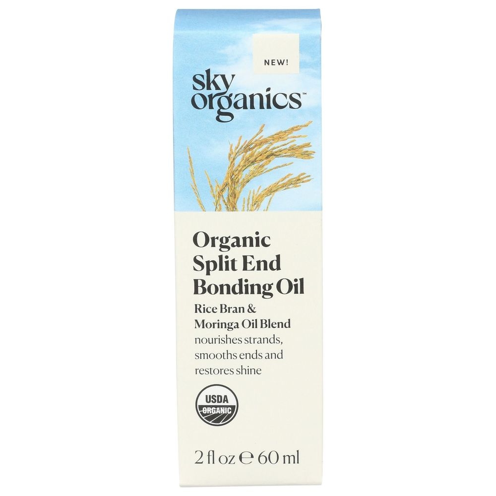 Sky Organics Split End Bonding Oil, 2 Fluid Ounce