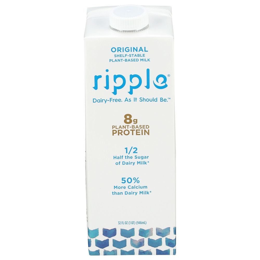 Ripple Plant Based Milk, 32 Fluid Ounce -- 6 per case
