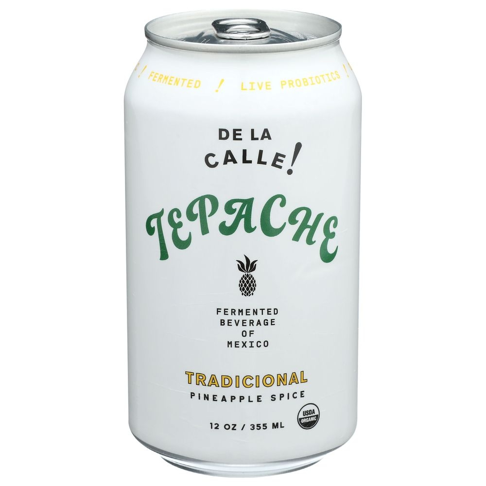 De La Calle Traditional Pineapple Spice Fermented Beverage, 12 Fluid Ounce -- 12 per case