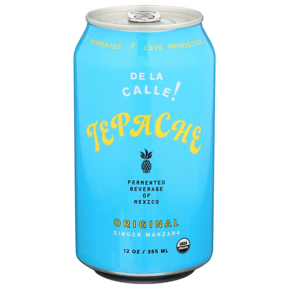 De La Calle Organic Original Ginger Manzana Fermented Beverage, 12 Fluid Ounce -- 12 per case