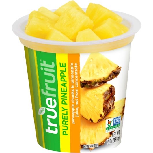 Sundia True Fruit Purely Pineapple with Lid, 7 Ounce -- 12 per case.