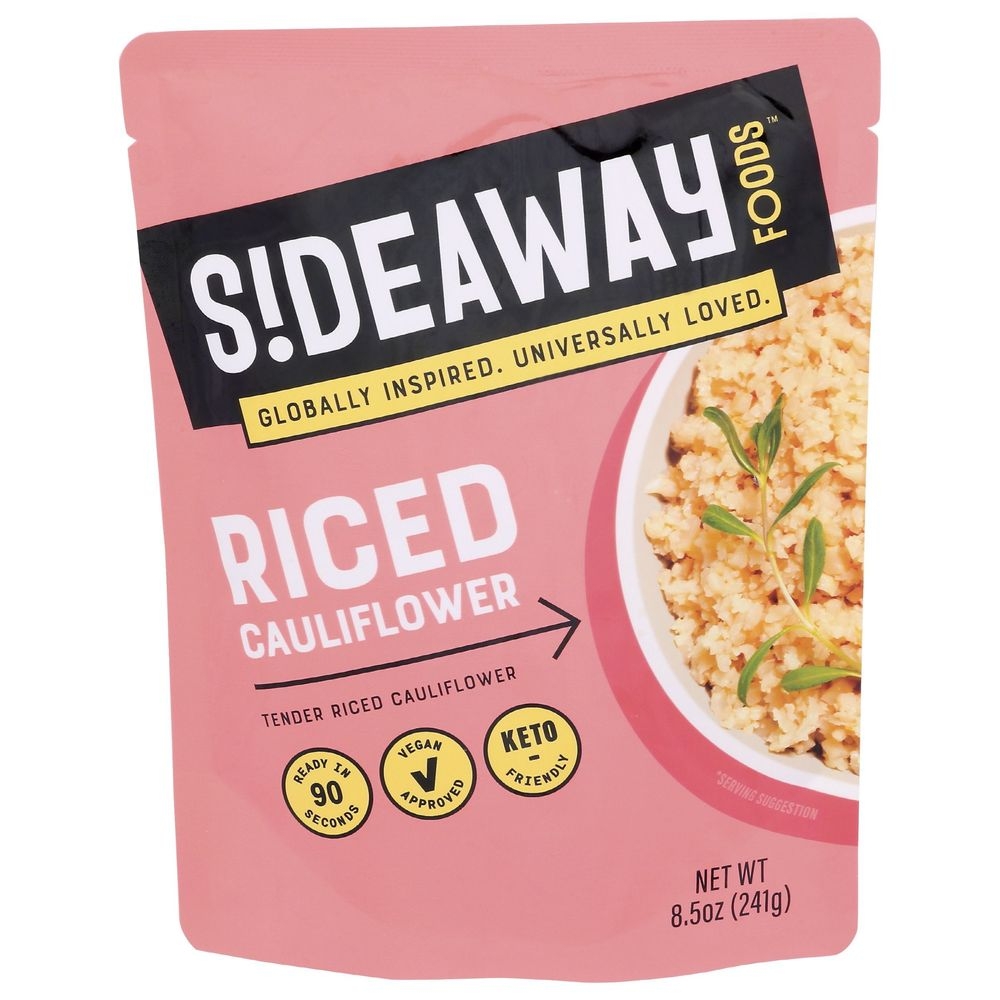Sideaway Foods Riced Cauliflower, 8.5 Ounce -- 6 per case