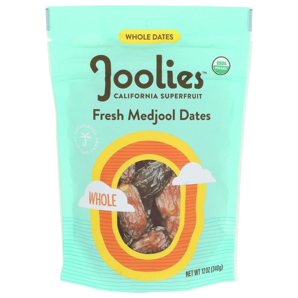 Joolies Organic Fresh Whole Medjool Dates, 12 Ounce -- 12 per case
