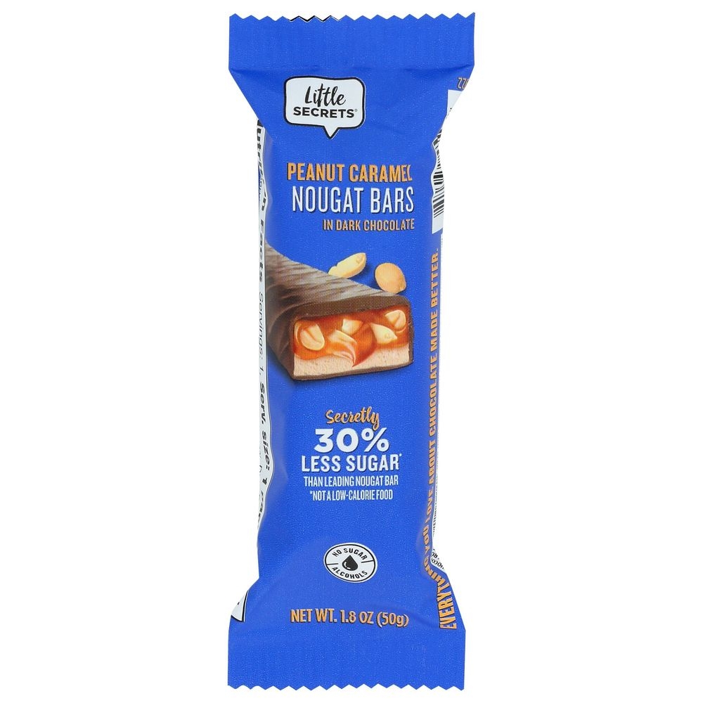 Little Secrets Peanut Caramel Creamy Nougat Bar, 1.8 Ounce -- 12 per case