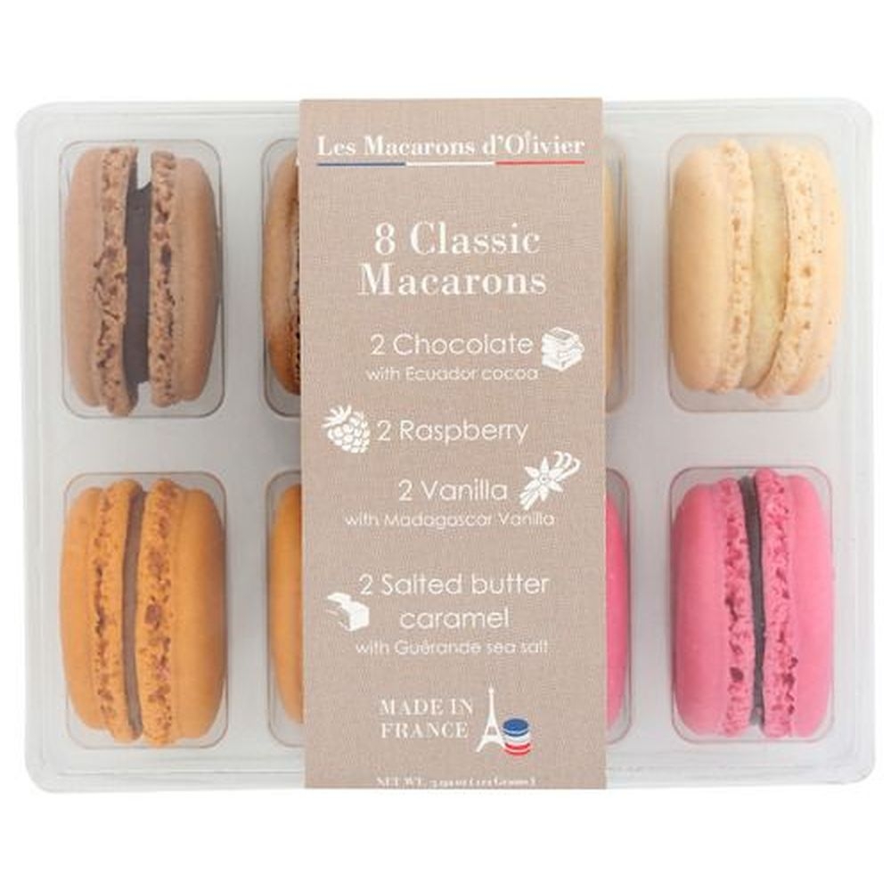 Les Macarons Dolivier 8 Classic Macaron, 3.92 Ounce -- 16 per case