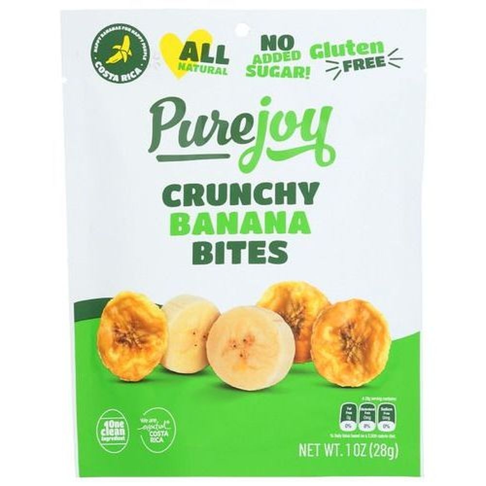 Pure Joy Dried Banana Bites, 1 Ounce -- 8 per case